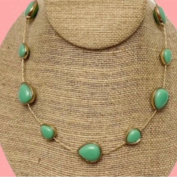 NWT Napier Faux Turquoise Necklace - Picture 3 of 6